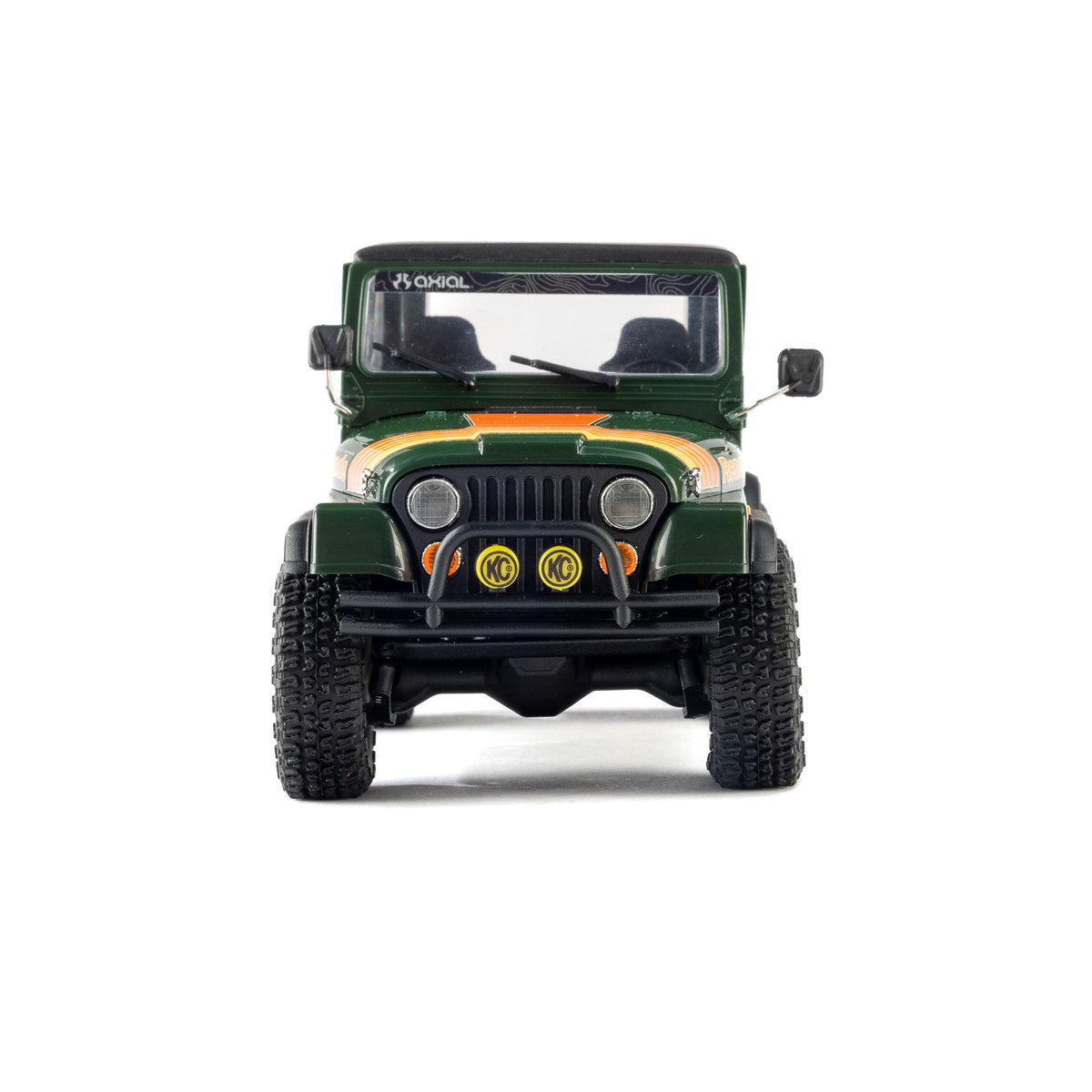 1/30 SCX30 Jeep CJ-7 Renegade 4X4 RTR Brushed Rock Crawler (Battery & Charger Included), Green
