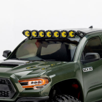 Axial 1/30 SCX30 Toyota Tacoma TRD Pro Extreme Off-Road 4X4 RTR Brushed Rock Crawler (Battery & Charger Included), Green