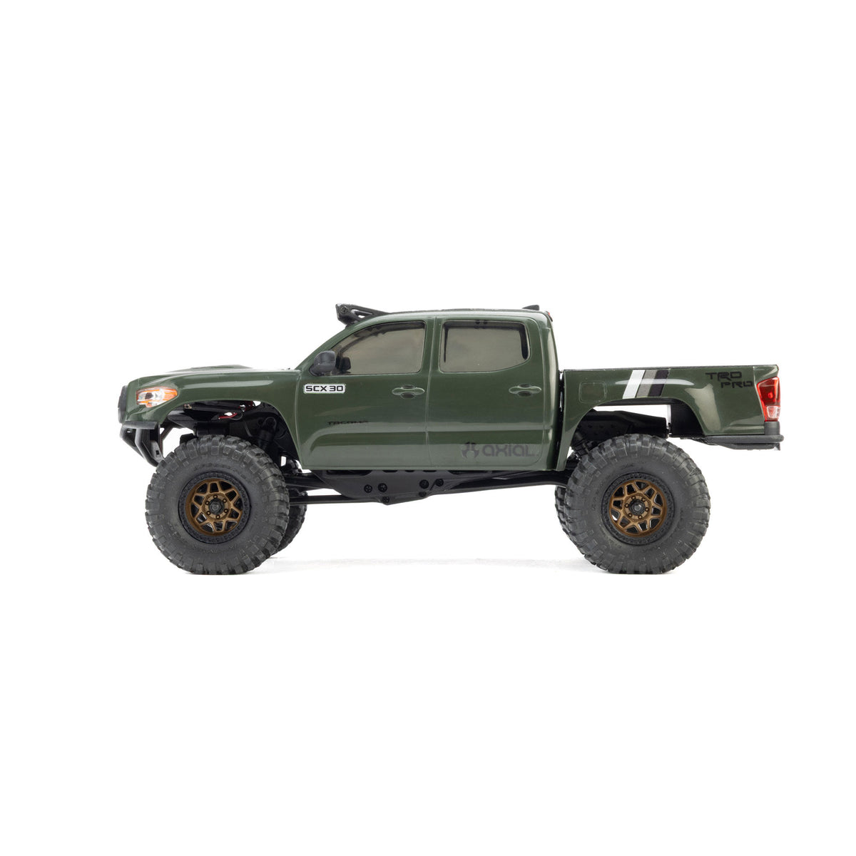 Axial 1/30 SCX30 Toyota Tacoma TRD Pro Extreme Off-Road 4X4 RTR Brushed Rock Crawler (Battery & Charger Included), Green