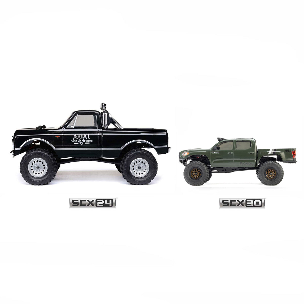 Axial 1/30 SCX30 Toyota Tacoma TRD Pro Extreme Off-Road 4X4 RTR Brushed Rock Crawler (Battery & Charger Included), Green