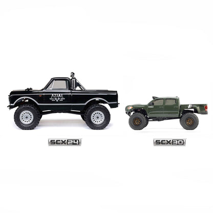 Axial 1/30 SCX30 Toyota Tacoma TRD Pro Extreme Off-Road 4X4 RTR Brushed Rock Crawler (Battery & Charger Included), Green