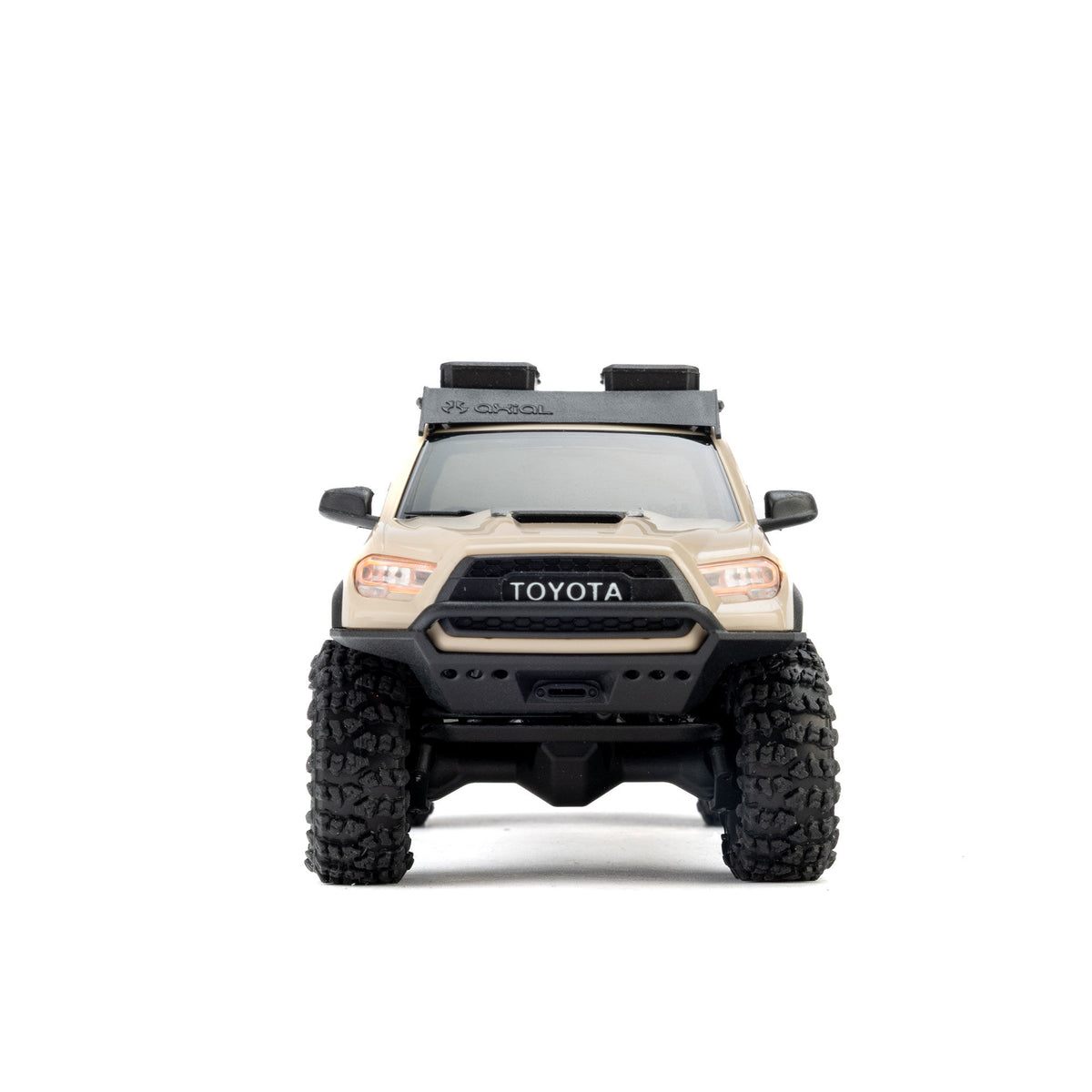 Axial 1/30 SCX30 Toyota Tacoma TRD Pro Overland Edition 4X4 RTR Brushed Rock Crawler (Battery & Charger Included), Tan