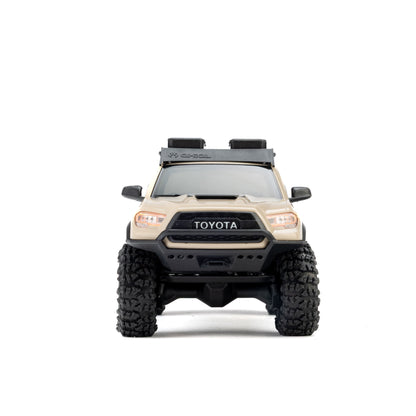 Axial 1/30 SCX30 Toyota Tacoma TRD Pro Overland Edition 4X4 RTR Brushed Rock Crawler (Battery & Charger Included), Tan