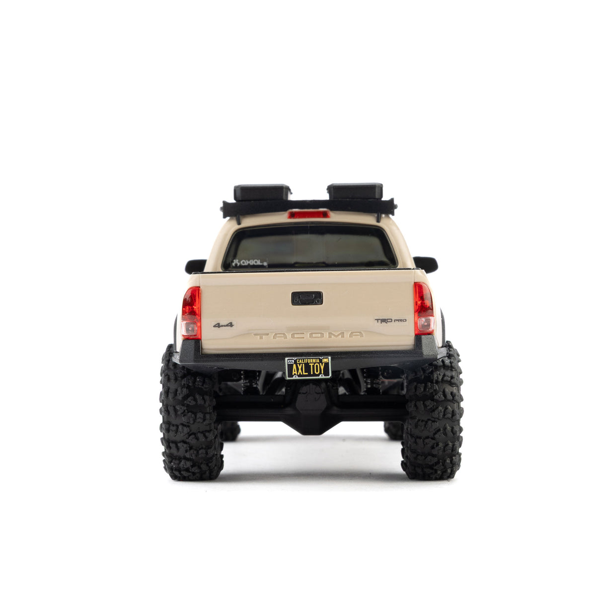 Axial 1/30 SCX30 Toyota Tacoma TRD Pro Overland Edition 4X4 RTR Brushed Rock Crawler (Battery & Charger Included), Tan