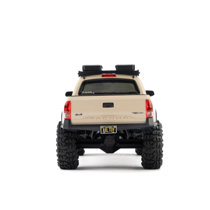 Axial 1/30 SCX30 Toyota Tacoma TRD Pro Overland Edition 4X4 RTR Brushed Rock Crawler (Battery & Charger Included), Tan
