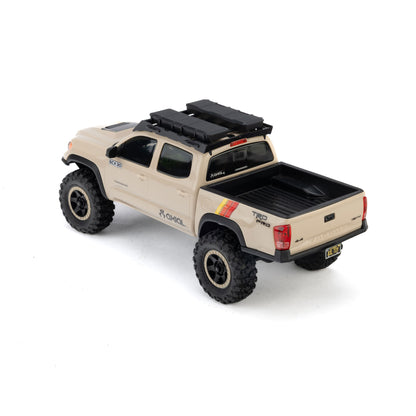Axial 1/30 SCX30 Toyota Tacoma TRD Pro Overland Edition 4X4 RTR Brushed Rock Crawler (Battery & Charger Included), Tan