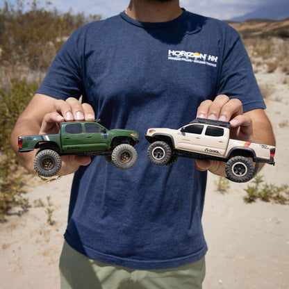 Axial 1/30 SCX30 Toyota Tacoma TRD Pro Overland Edition 4X4 RTR Brushed Rock Crawler (Battery & Charger Included), Tan