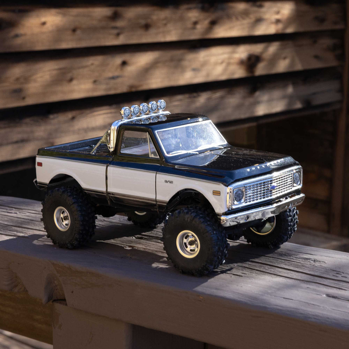 1/24 SCX24 1971 Chevrolet C10 4WD Truck RTR, Black