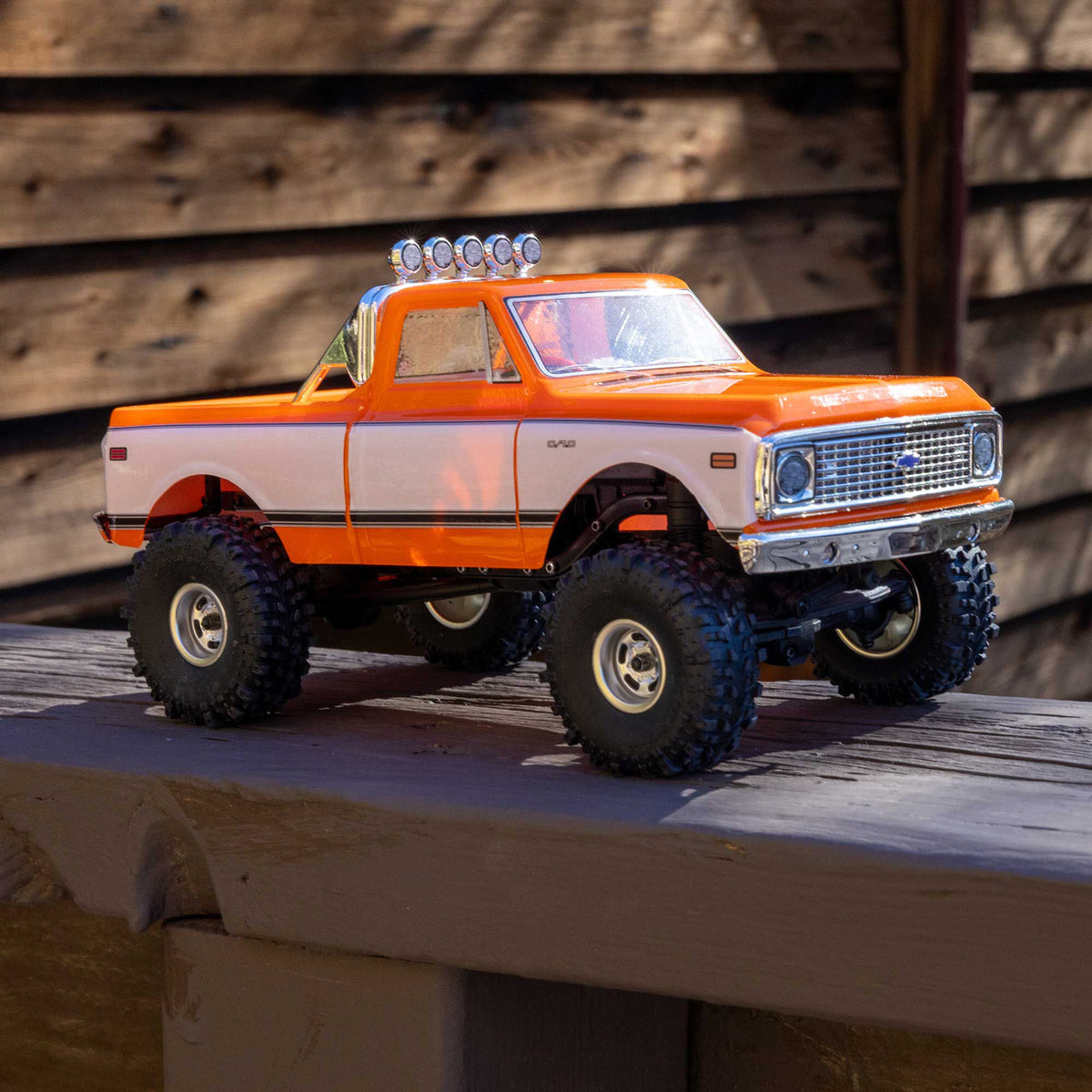 1/24 SCX24 1971 Chevrolet C10 4WD Truck RTR, Orange