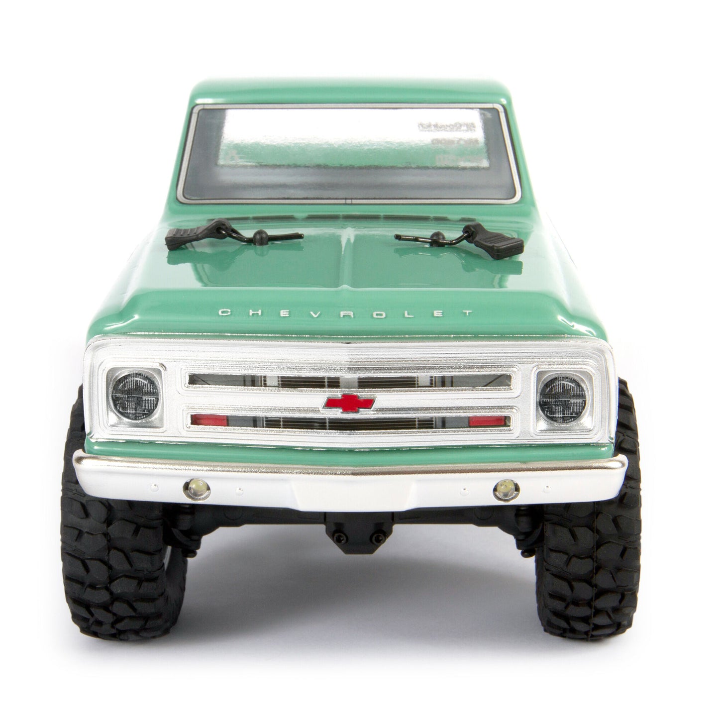 Axial 1/24 SCX24 1967 Chevrolet C10 4X4 RTR Brushed Rock Crawler (Battery & Charger Included), Light Green