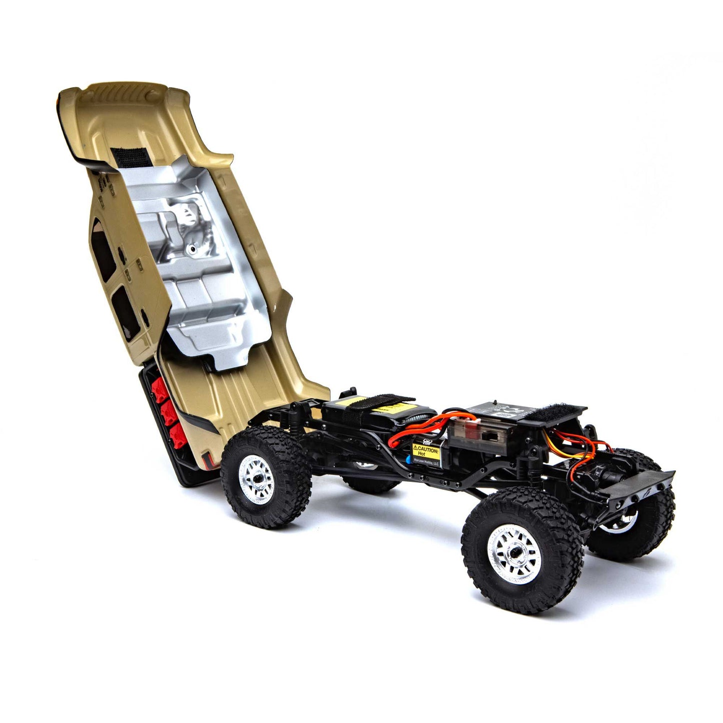 Axial 1/24 SCX24 Jeep JT Gladiator 4X4 RTR Brushed Rock Crawler (Battery & Charger Included), Beige