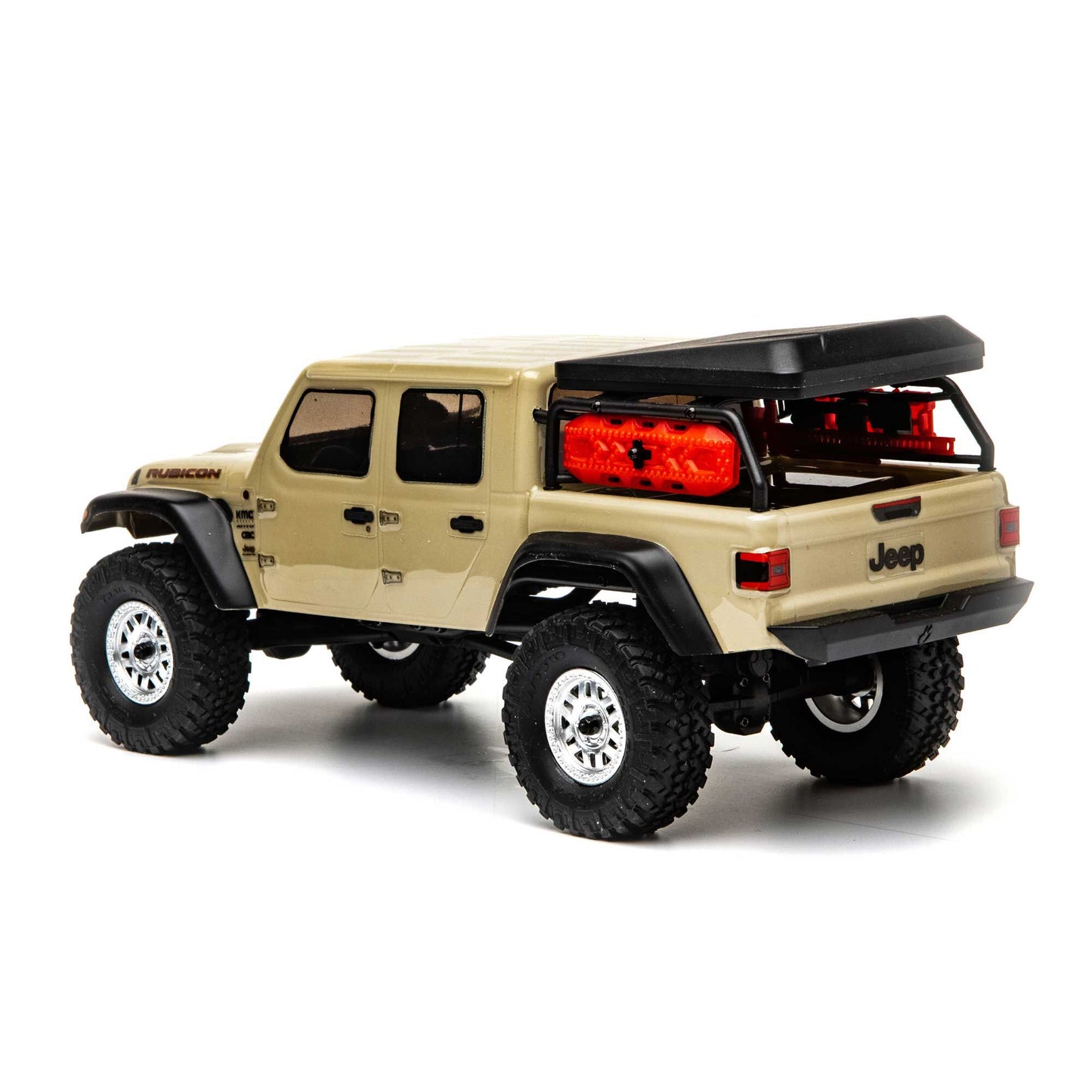 Axial 1/24 SCX24 Jeep JT Gladiator 4X4 RTR Brushed Rock Crawler (Battery & Charger Included), Beige