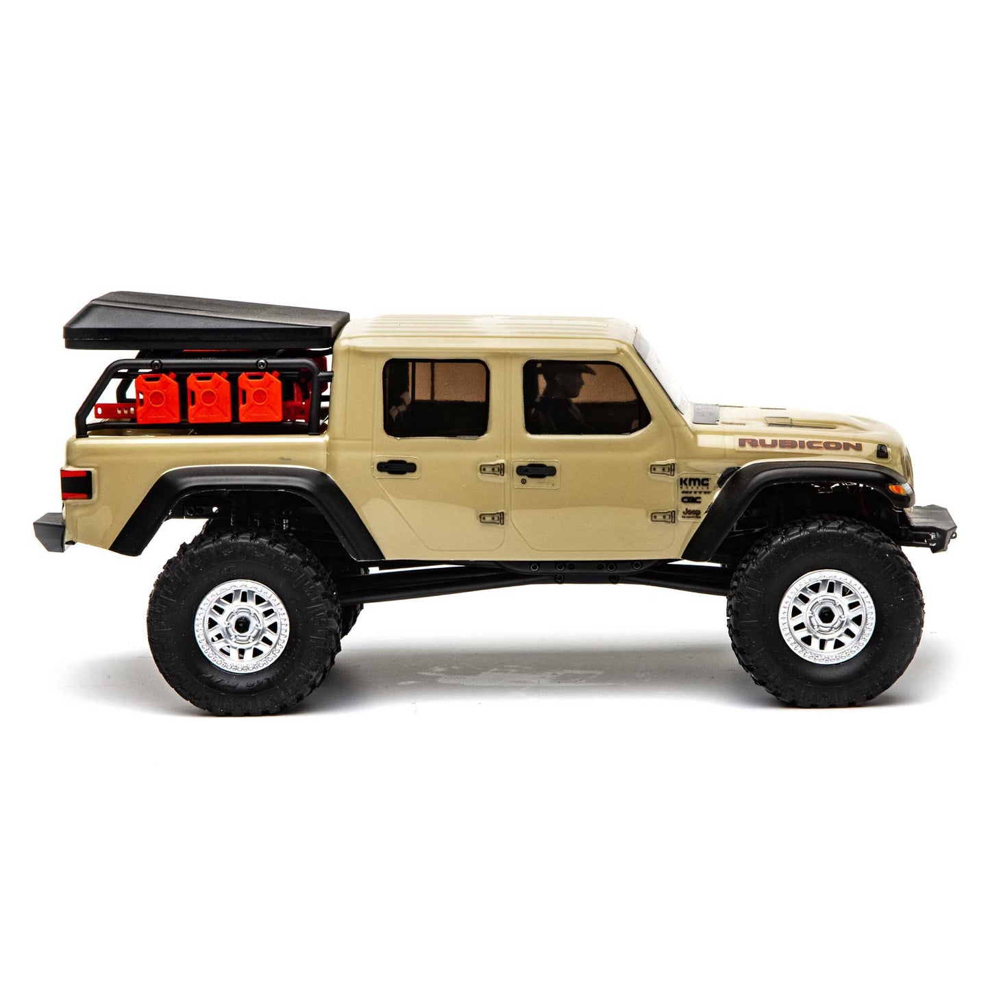Axial 1/24 SCX24 Jeep JT Gladiator 4X4 RTR Brushed Rock Crawler (Battery & Charger Included), Beige