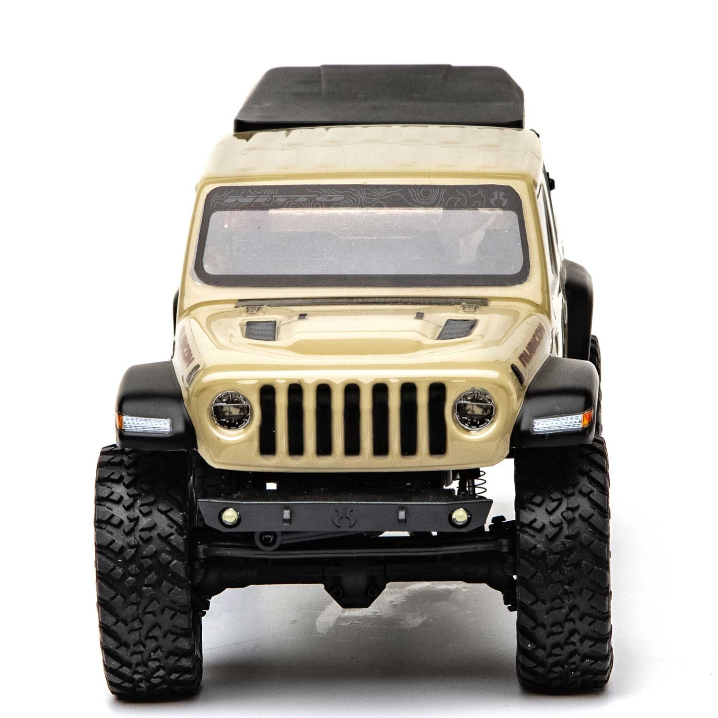 Axial 1/24 SCX24 Jeep JT Gladiator 4X4 RTR Brushed Rock Crawler (Battery & Charger Included), Beige