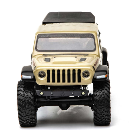 Axial 1/24 SCX24 Jeep JT Gladiator 4X4 RTR Brushed Rock Crawler (Battery & Charger Included), Beige