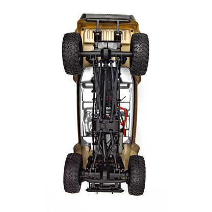 Axial 1/24 SCX24 Jeep JT Gladiator 4X4 RTR Brushed Rock Crawler (Battery & Charger Included), Beige