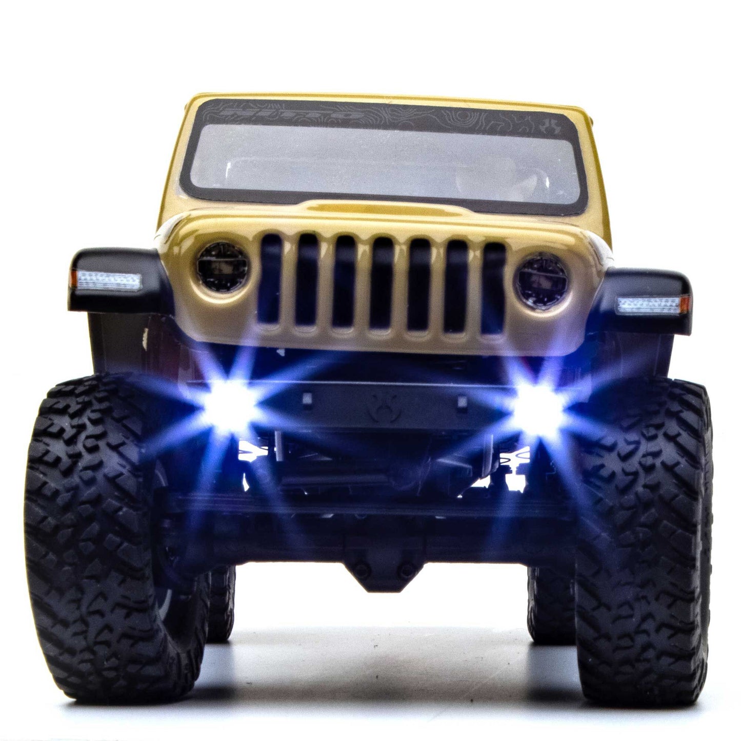 Axial 1/24 SCX24 Jeep JT Gladiator 4X4 RTR Brushed Rock Crawler (Battery & Charger Included), Beige