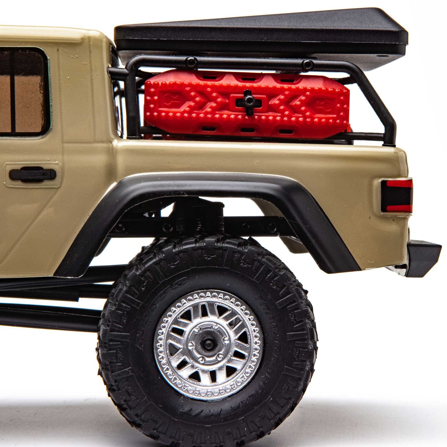 Axial 1/24 SCX24 Jeep JT Gladiator 4X4 RTR Brushed Rock Crawler (Battery & Charger Included), Beige