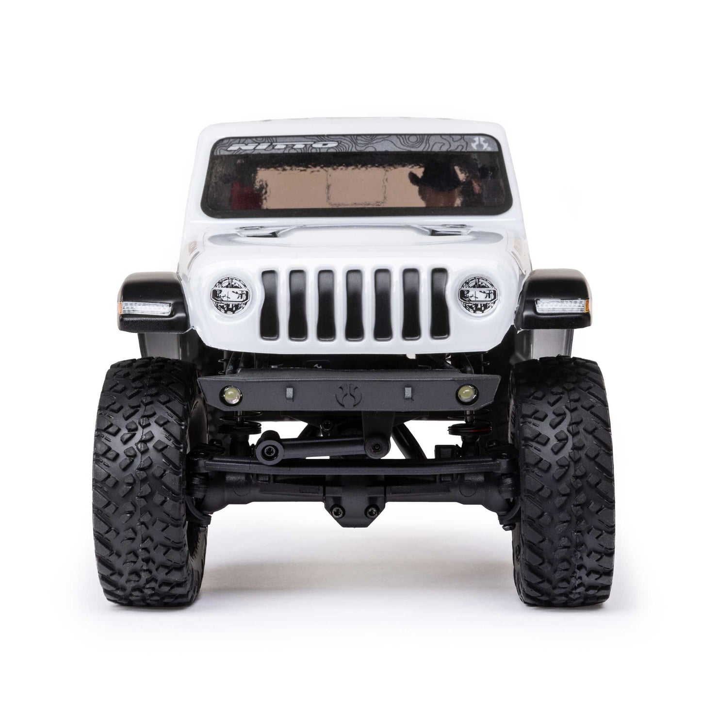 SCX24 Jeep Gladiator 4WD Rock Crawler RTR, White