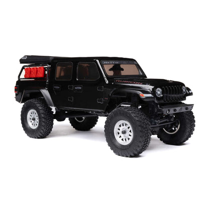 Axial 1/24 SCX24 Jeep JT Gladiator 4X4 RTR Brushed Rock Crawler (Battery & Charger Included), Black