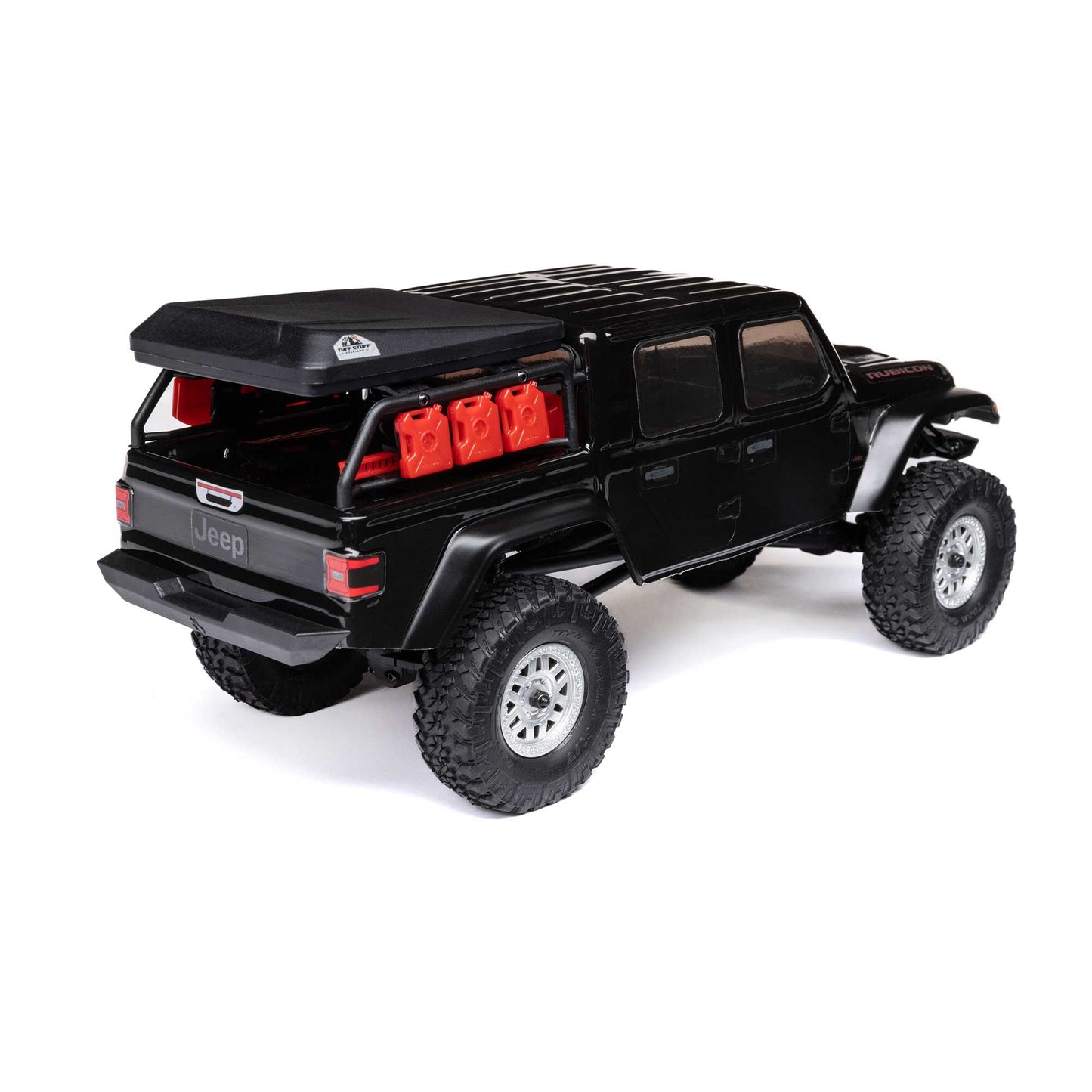 Axial 1/24 SCX24 Jeep JT Gladiator 4X4 RTR Brushed Rock Crawler (Battery & Charger Included), Black