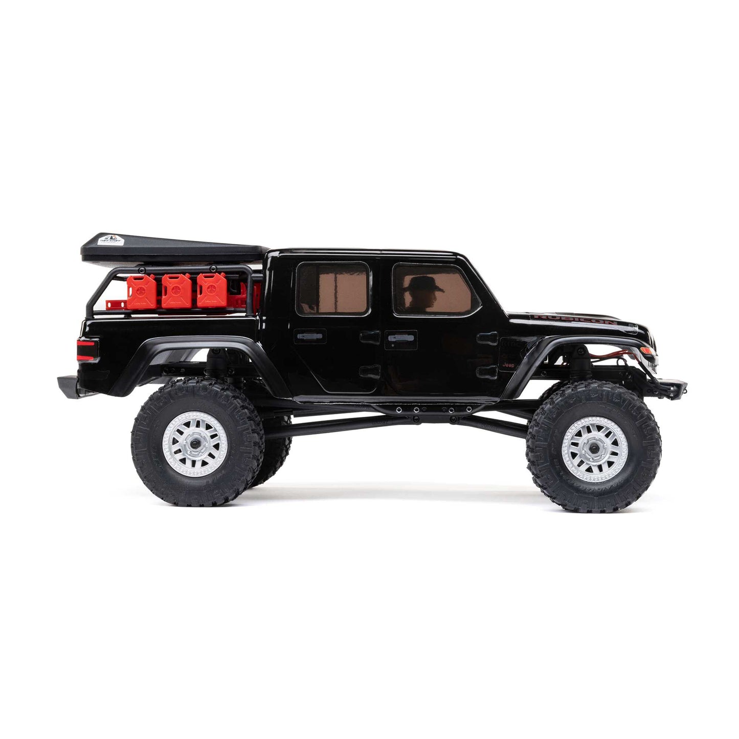 Axial 1/24 SCX24 Jeep JT Gladiator 4X4 RTR Brushed Rock Crawler (Battery & Charger Included), Black