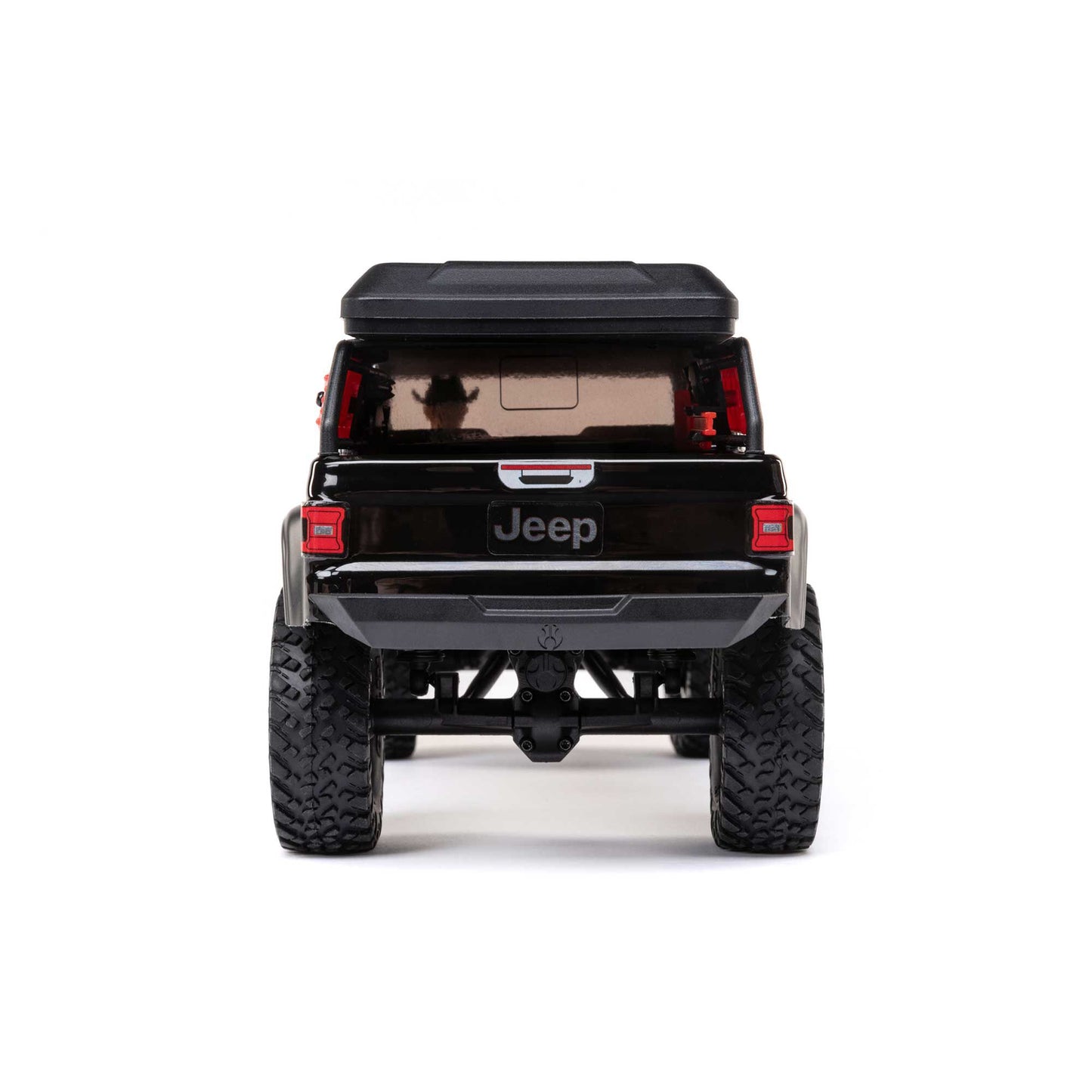 Axial 1/24 SCX24 Jeep JT Gladiator 4X4 RTR Brushed Rock Crawler (Battery & Charger Included), Black