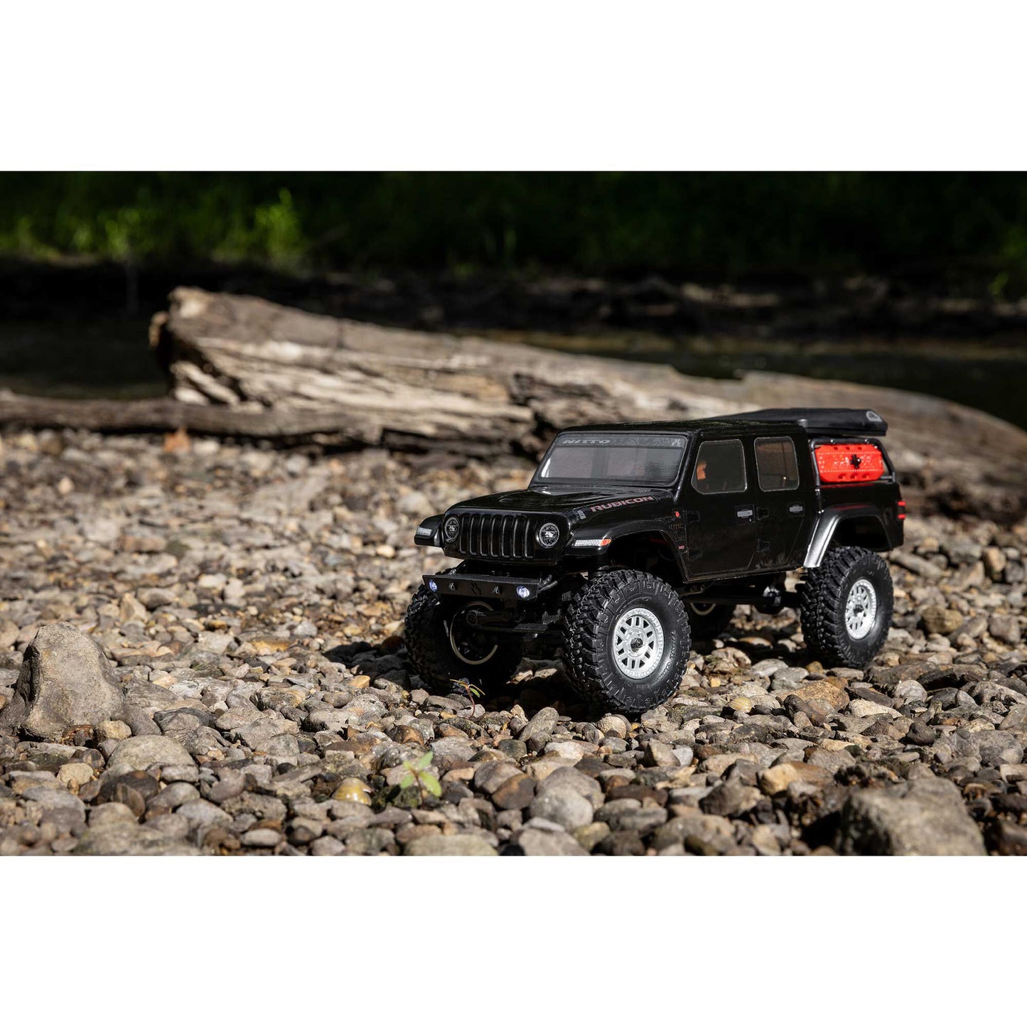Axial 1/24 SCX24 Jeep JT Gladiator 4X4 RTR Brushed Rock Crawler (Battery & Charger Included), Black