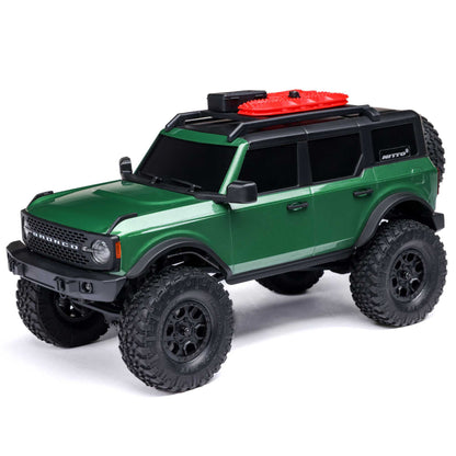 Axial 1/24 SCX24 Ford Bronco 4X4 RTR Brushed Rock Crawler (Battery & Charger Included), Green