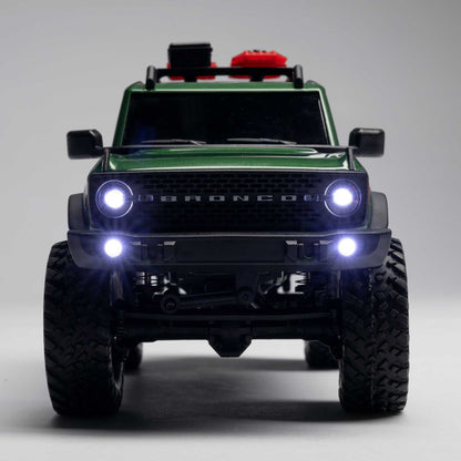 Axial 1/24 SCX24 Ford Bronco 4X4 RTR Brushed Rock Crawler (Battery & Charger Included), Green