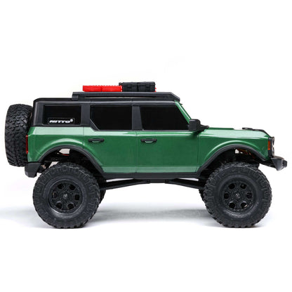 Axial 1/24 SCX24 Ford Bronco 4X4 RTR Brushed Rock Crawler (Battery & Charger Included), Green