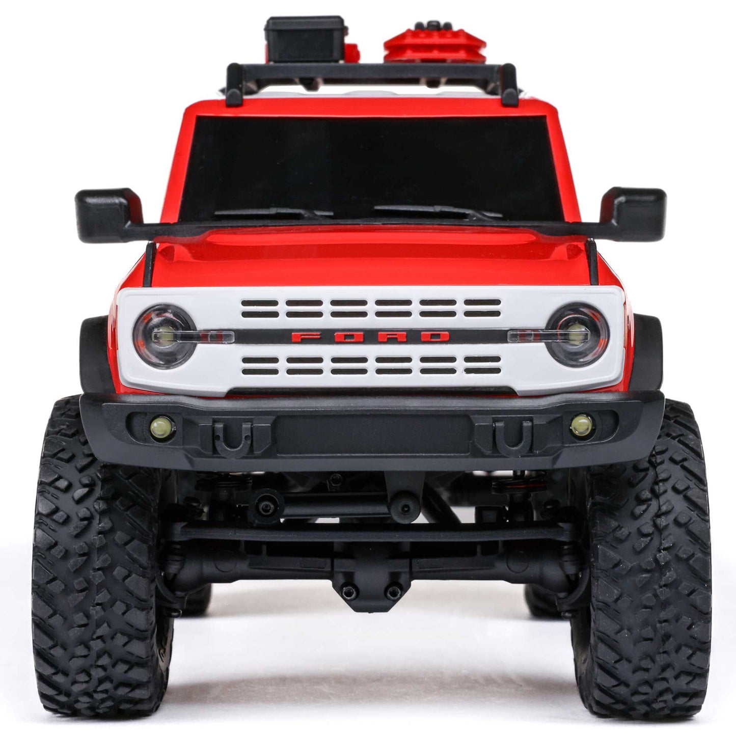 1/24 SCX24 Ford Bronco Heritage Edition 4X4 RTR Brushed Rock Crawler (Battery & Charger Included), Red