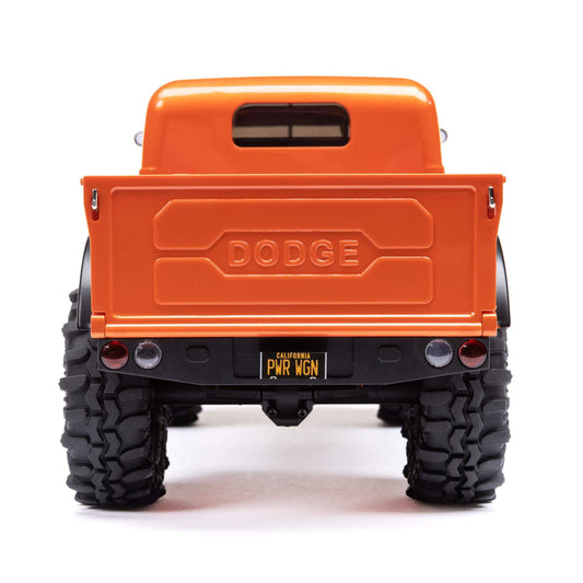 Axial SCX24 40's 4 Door Dodge Power Wagon, Orange:1/24 4WD-RTR