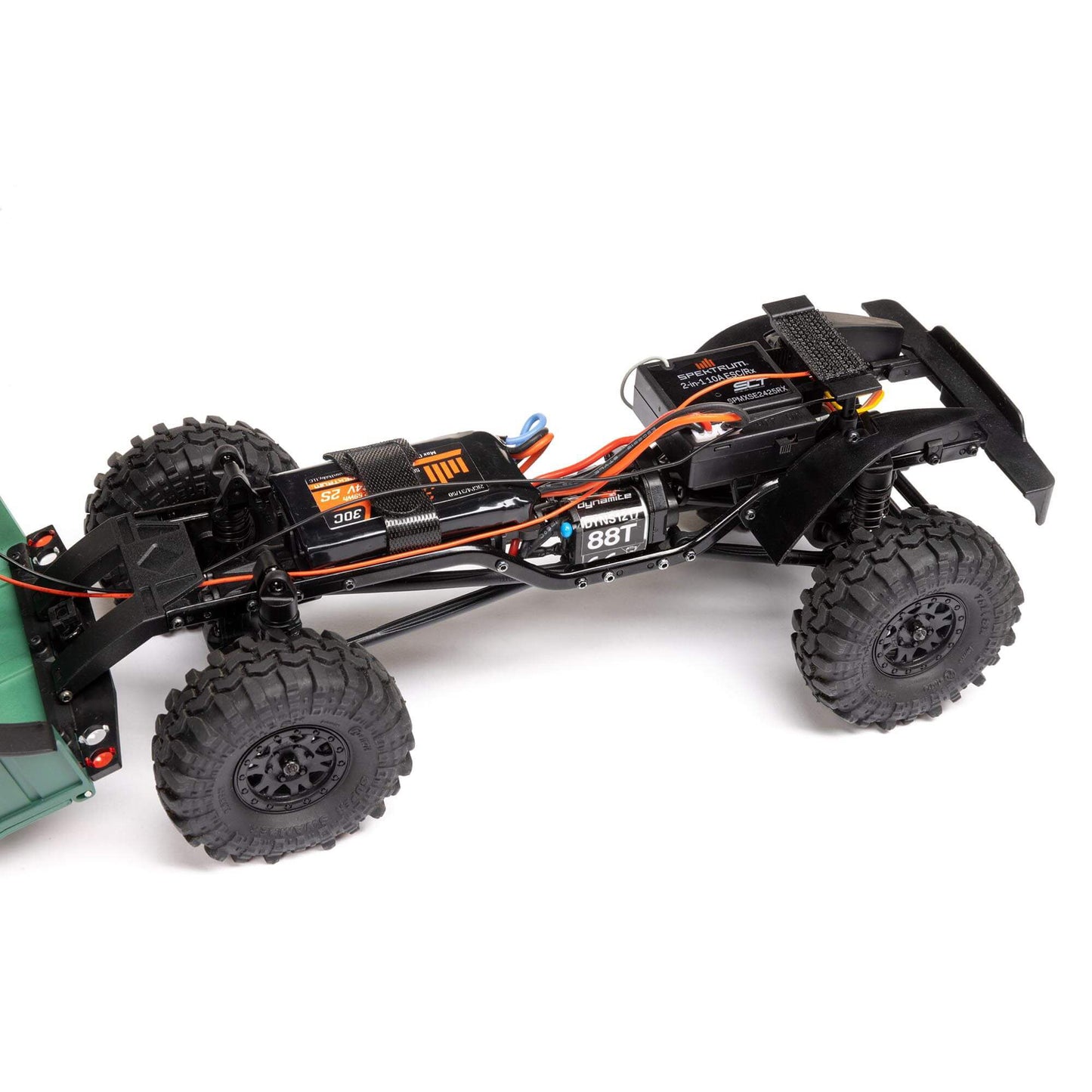 Axial SCX24 40's 4 Door Dodge Power Wagon, Green: 1/24 4WD-RTR
