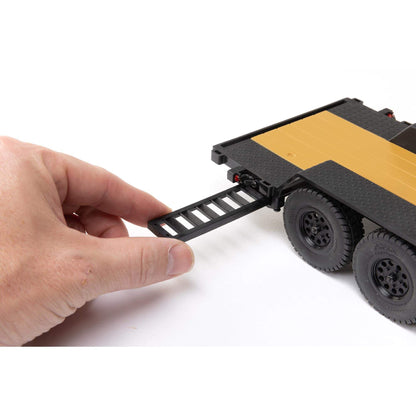 Axial SCX24 Flat Bed Vehicle Trailer with LED Taillights:1/24th