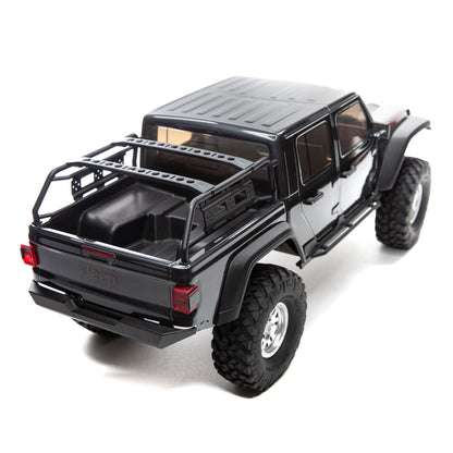 1/10 SCX10 III Jeep JT Gladiator 4X4 RTR Brushed Rock Crawler, Gray