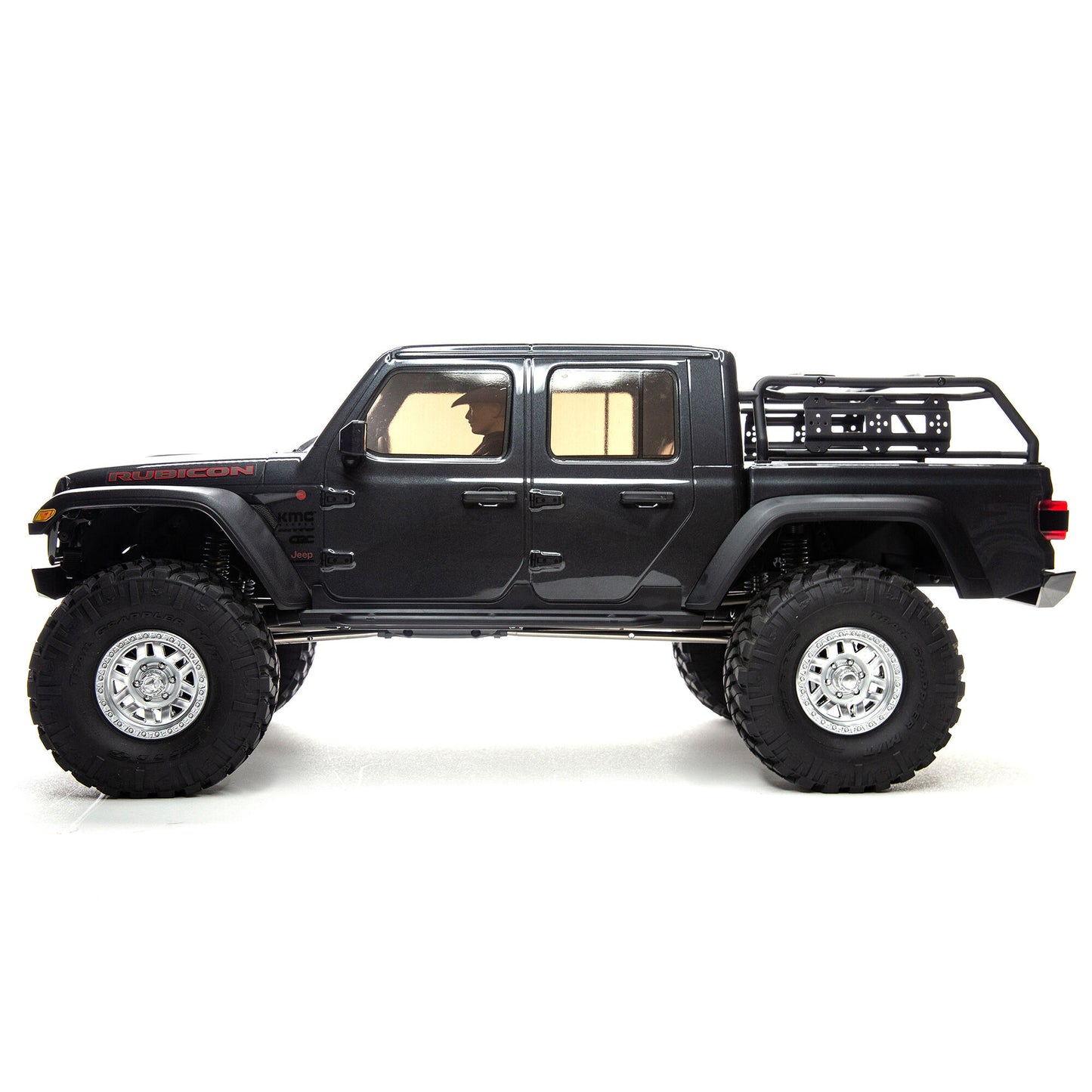 1/10 SCX10 III Jeep JT Gladiator 4X4 RTR Brushed Rock Crawler, Gray