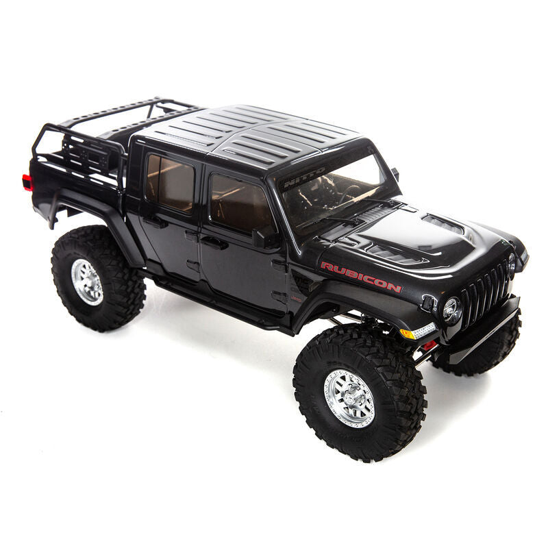 1/10 SCX10 III Jeep JT Gladiator 4X4 RTR Brushed Rock Crawler, Gray