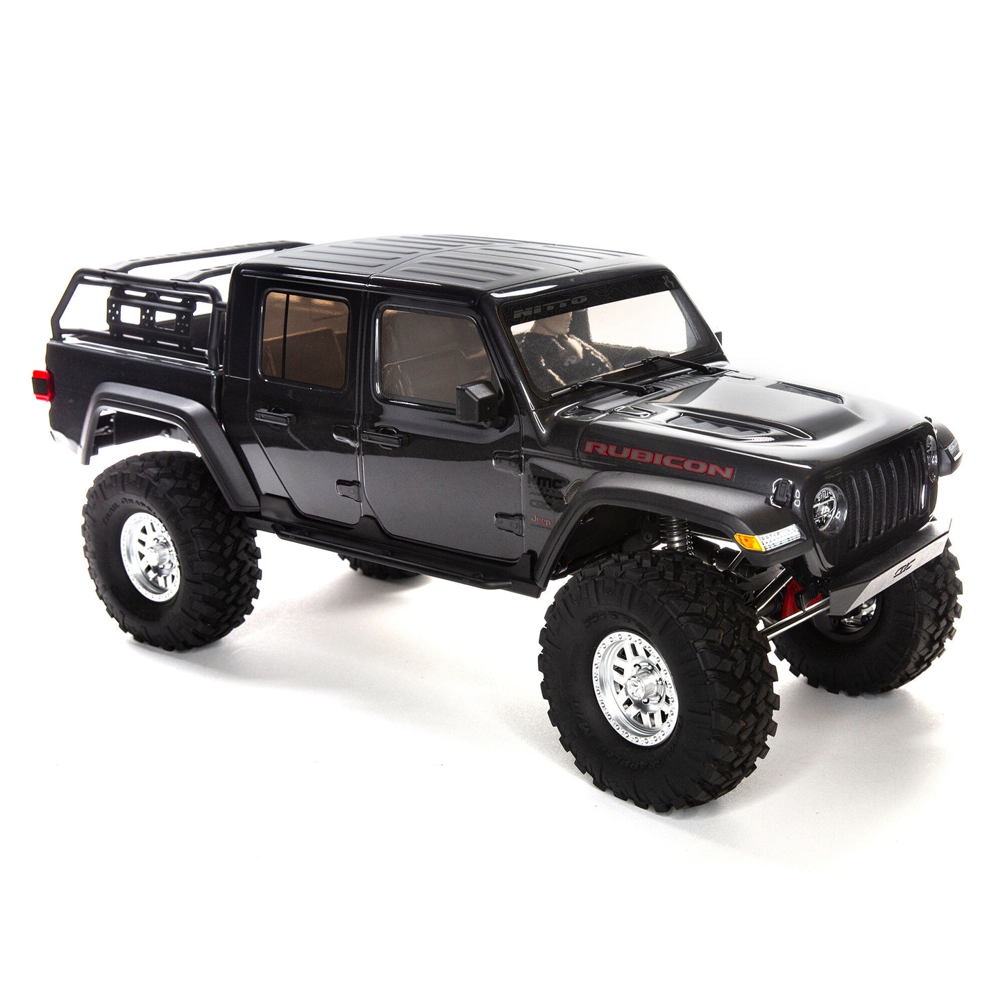1/10 SCX10 III Jeep JT Gladiator 4X4 RTR Brushed Rock Crawler, Gray