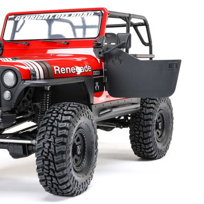 Axial 1/10 SCX10 III Jeep CJ-7 4X4 RTR Brushed Rock Crawler, Red