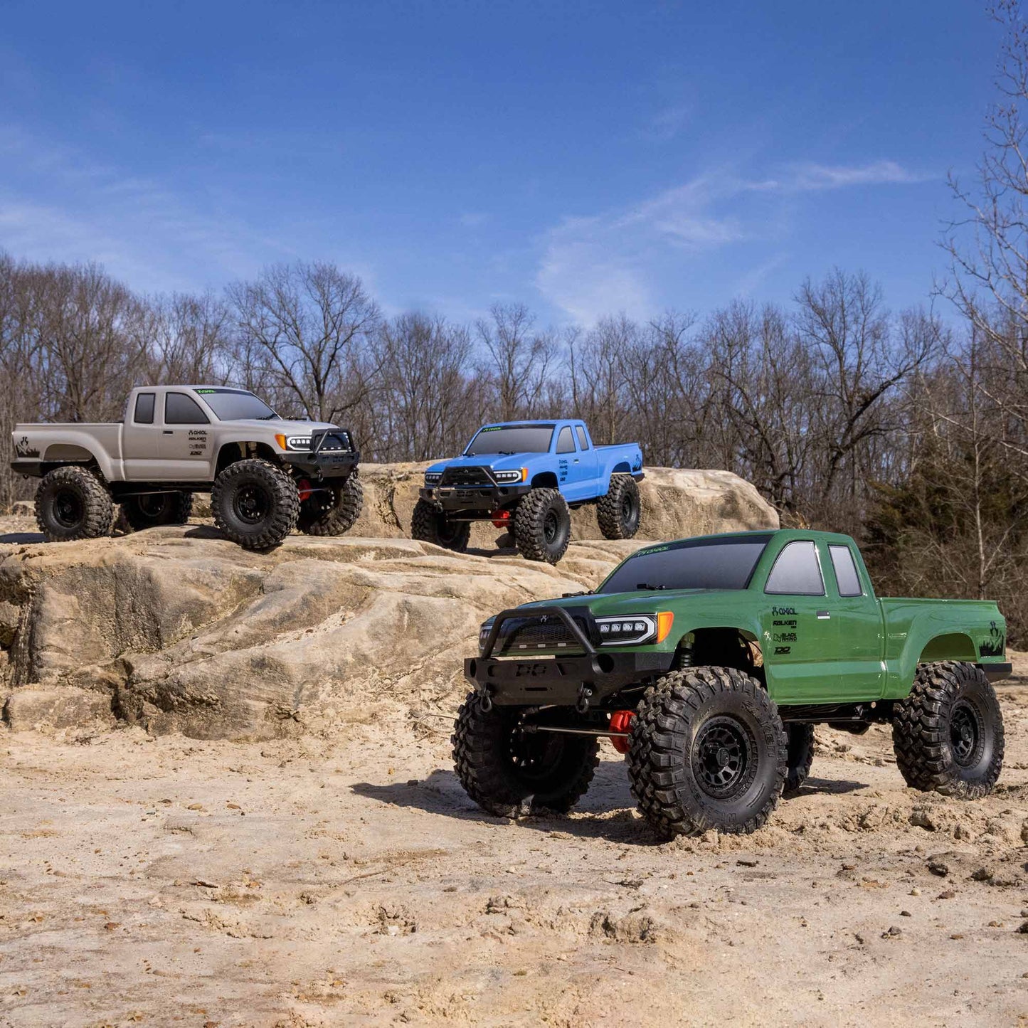 Axial 1/10 SCX10 III Base Camp 4X4 RTR Brushed Rock Crawler, Green