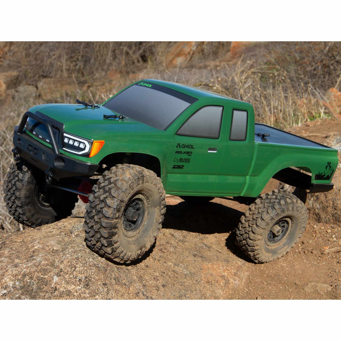 Axial 1/10 SCX10 III Base Camp 4X4 RTR Brushed Rock Crawler, Green