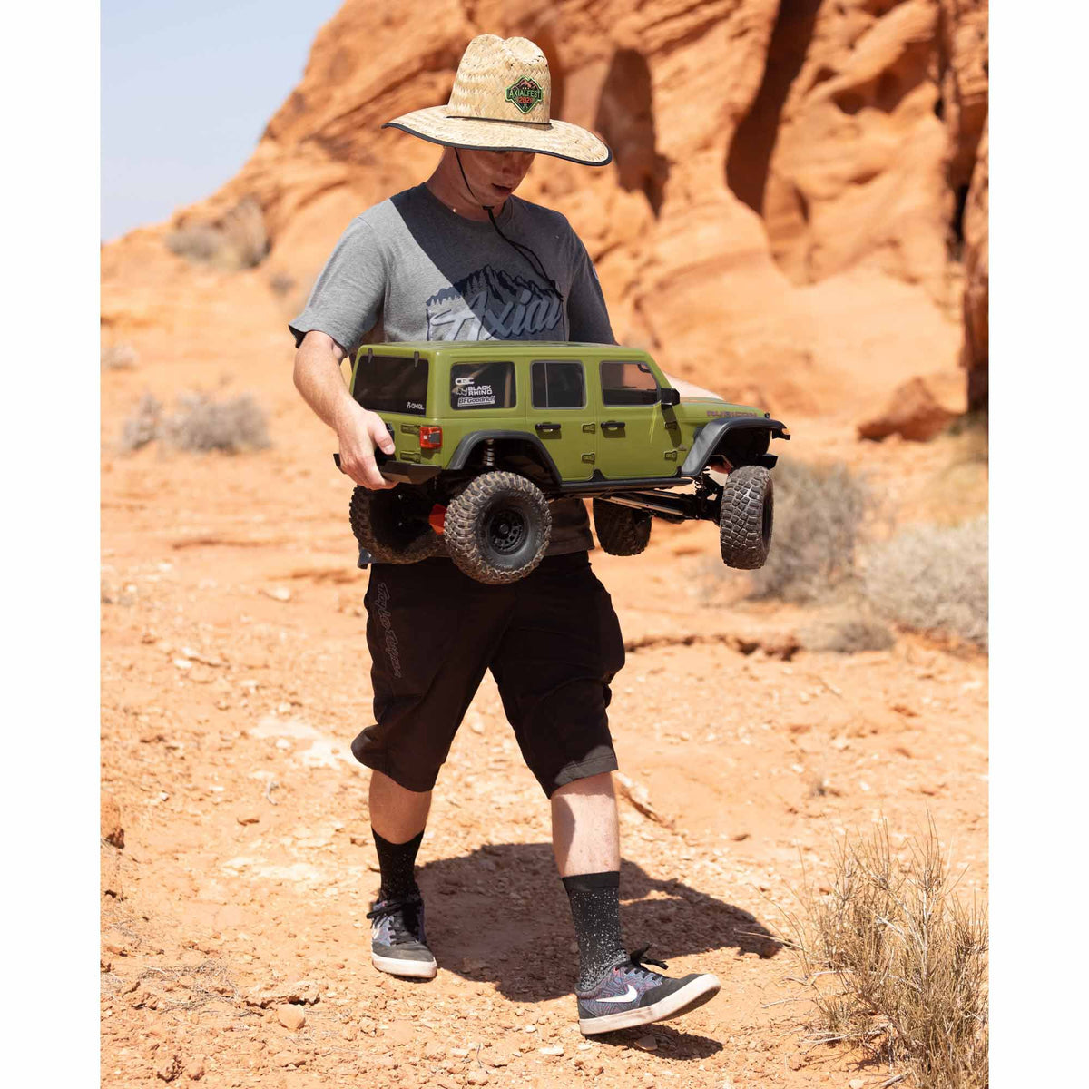 Axial 1/6 SCX6 Jeep JLU Wrangler 4WD Crawler RTR: Silver