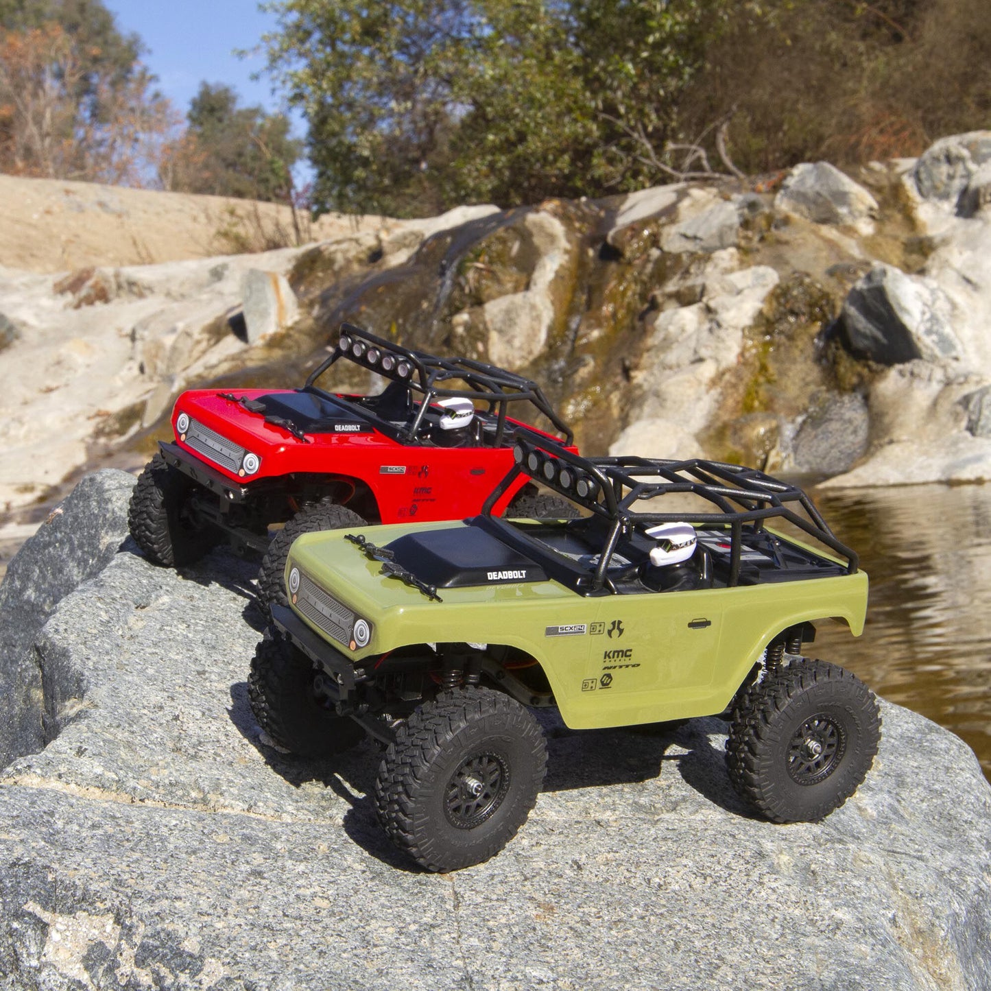 Axial SCX24 Deadbolt 1/24th Scale Elec 4WD - RTR, Green