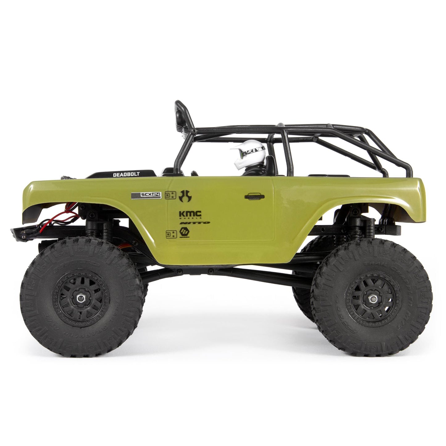 Axial SCX24 Deadbolt 1/24th Scale Elec 4WD - RTR, Green