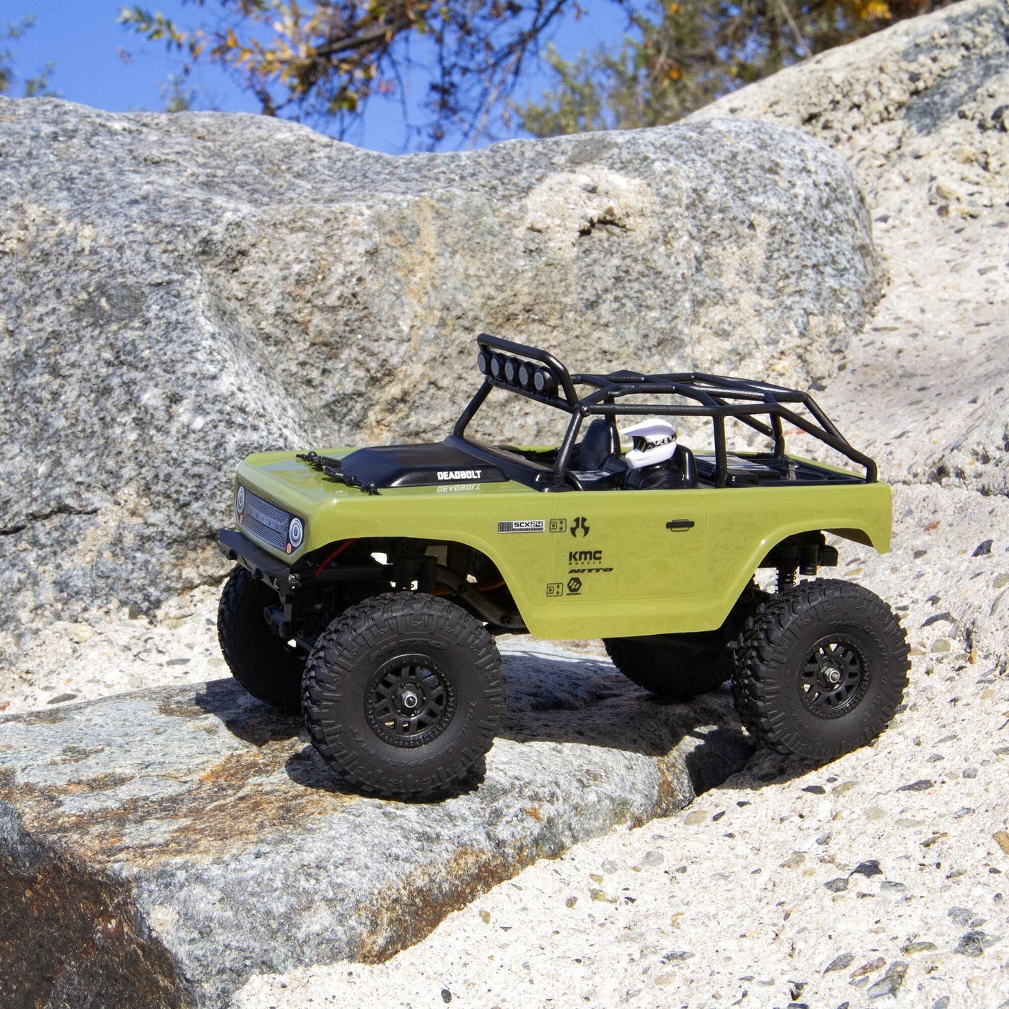 Axial SCX24 Deadbolt 1/24th Scale Elec 4WD - RTR, Green