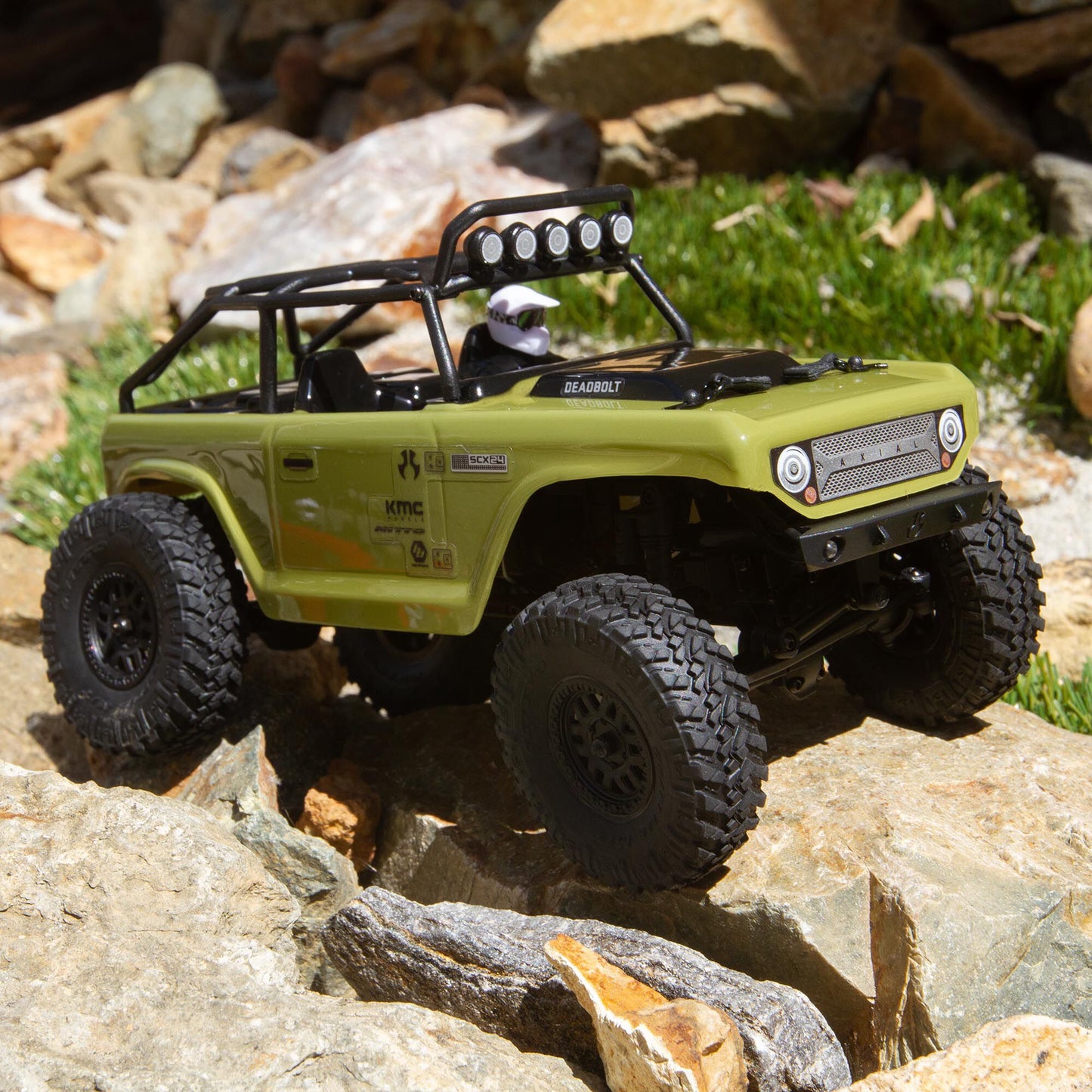 Axial SCX24 Deadbolt 1/24th Scale Elec 4WD - RTR, Green