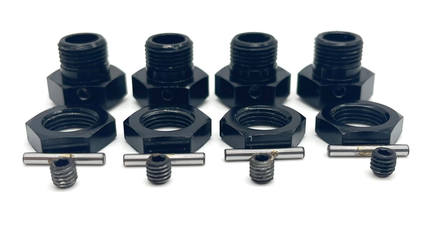 Arrma Kraton 6s EXB - 17mm Hex Hubs (16.5mm thick Adaptors Wheel nuts ARA8708V6