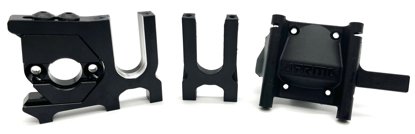 Arrma FIRETEAM 6s BLX  - MOTOR MOUNT black sliding Typhon TLR ARA7618