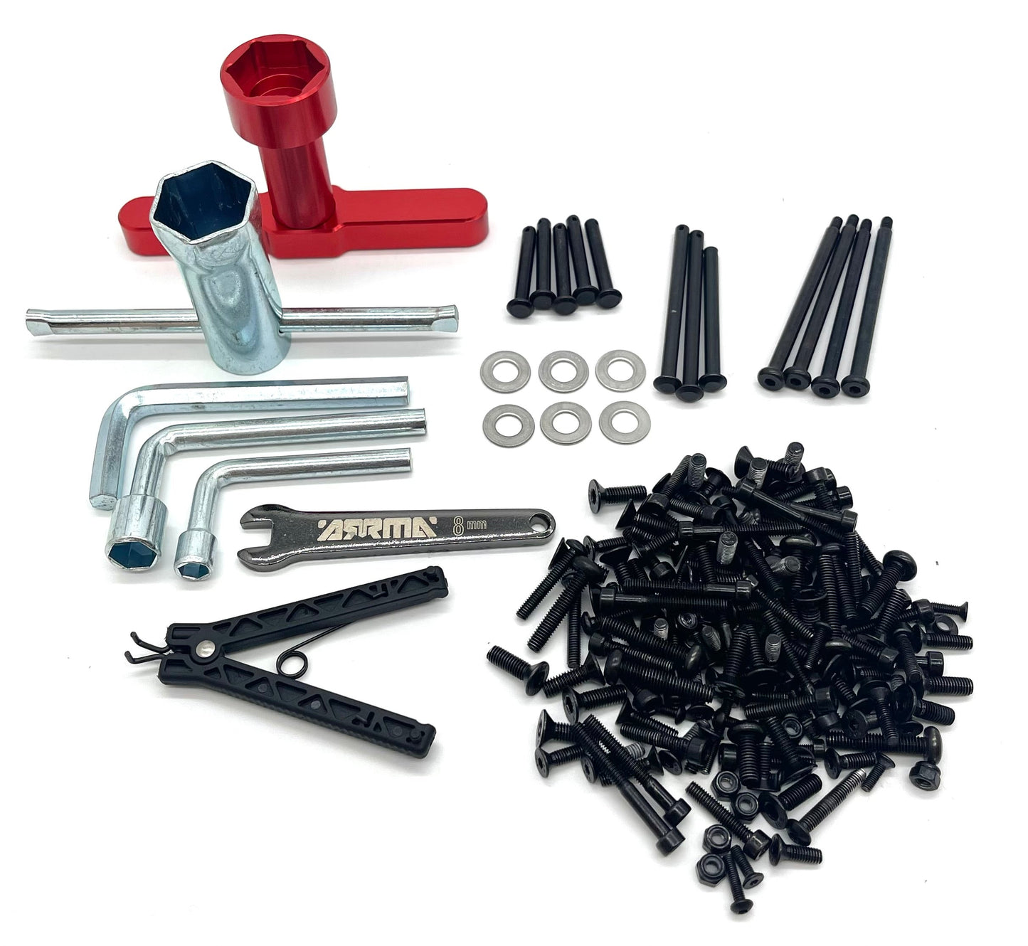 OUTCAST 8S EXB - SCREWS & Tools hardware Arrma 1/5 ARA5210V2